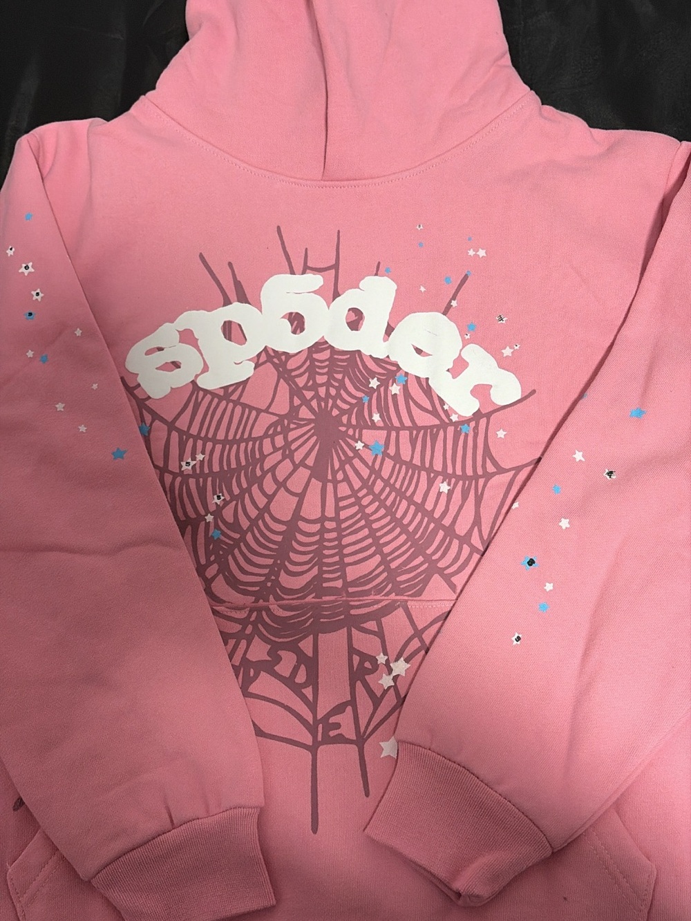 Og Web Pink Sp5der Hoodie